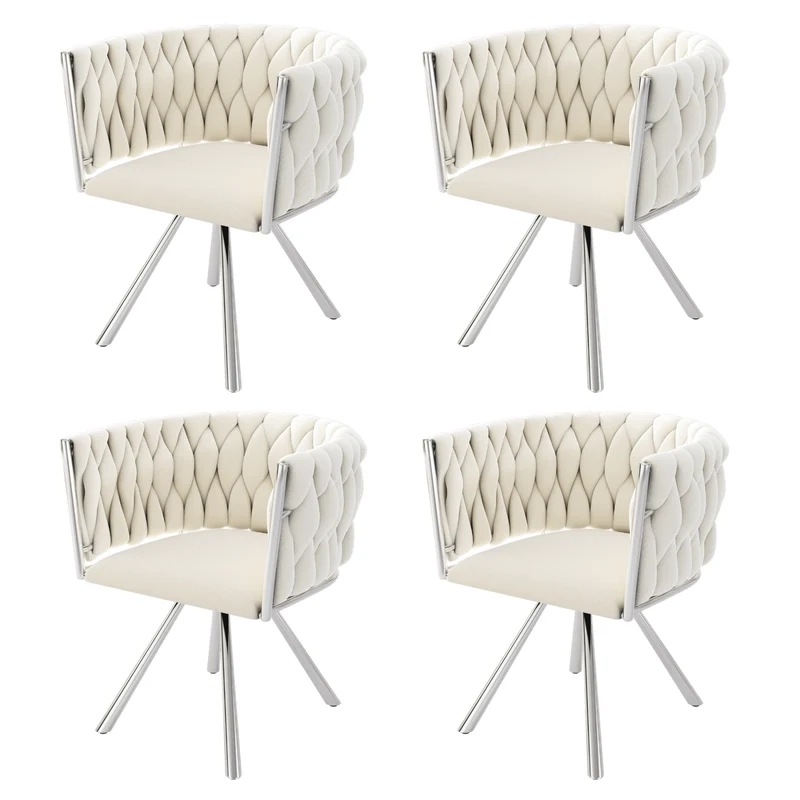Esszimmerstuhl 360-Grad drehbar, 2er / 4er / 6er Set