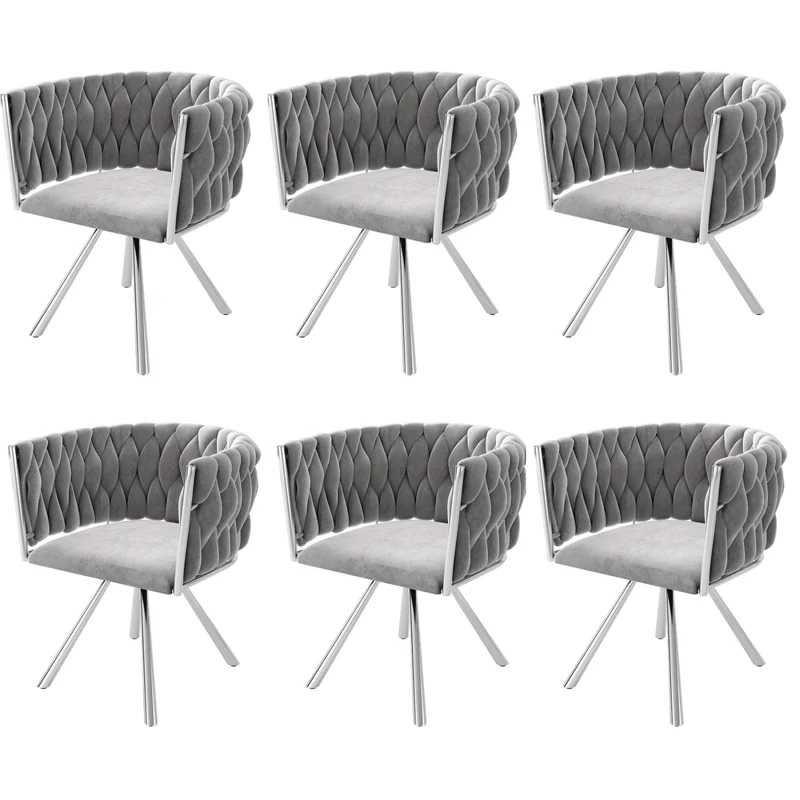 Esszimmerstuhl 360-Grad drehbar, 2er / 4er / 6er Set
