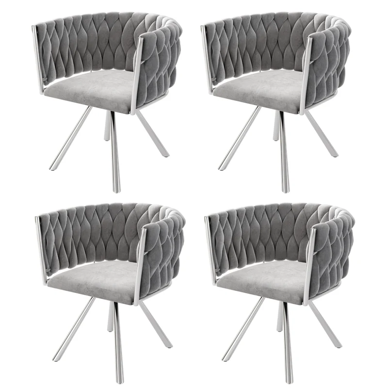Esszimmerstuhl 360-Grad drehbar, 2er / 4er / 6er Set