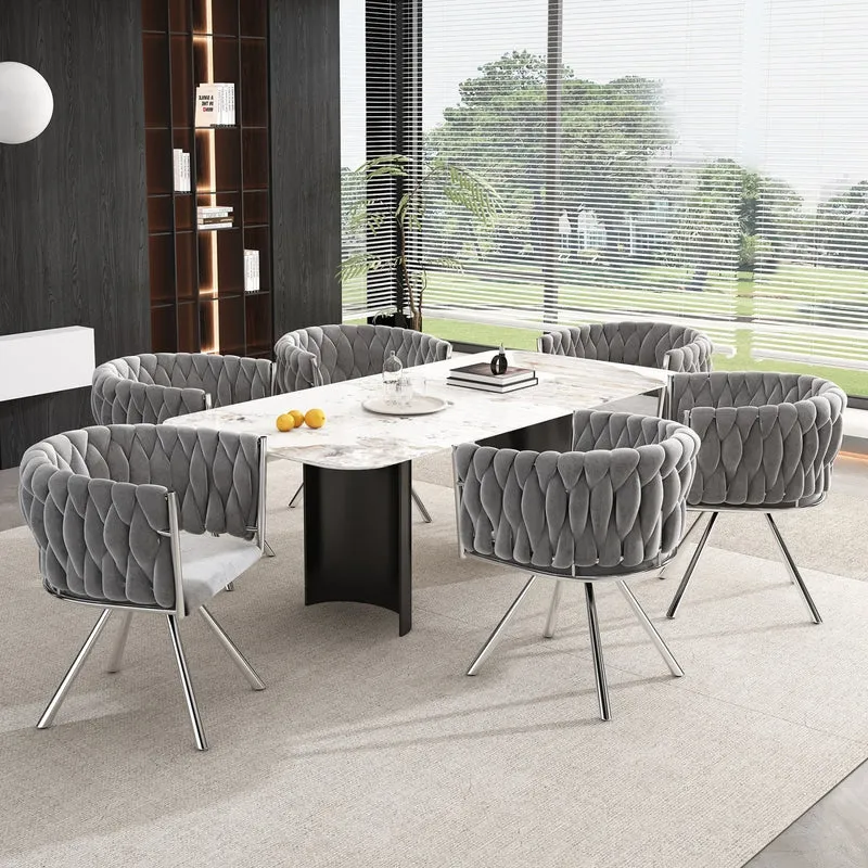 Esszimmerstuhl 360-Grad drehbar, 2er / 4er / 6er Set