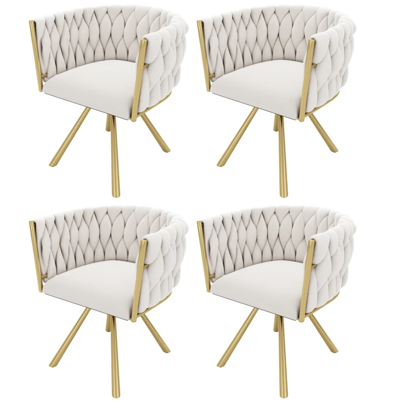 Esszimmerstuhl 360-Grad drehbar, 2er / 4er / 6er Set