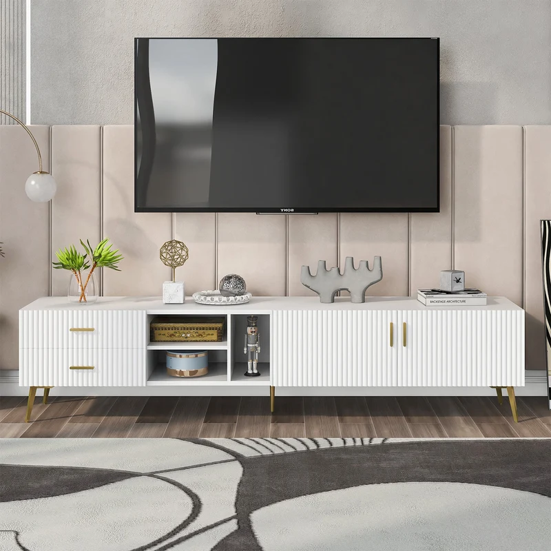 TV-Schrank für 75-Zoll-Fernseher, 180 x 35 x 41 cm