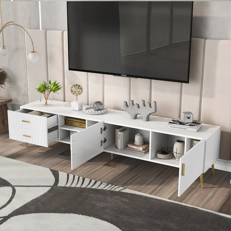 TV-Schrank für 75-Zoll-Fernseher, 180 x 35 x 41 cm