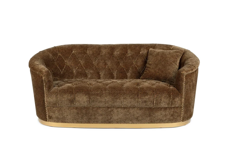 Bold Monkey Sofa Too Pretty To Sit On Panther – Bunt, Stoff, 91 × 170 × 78 cm