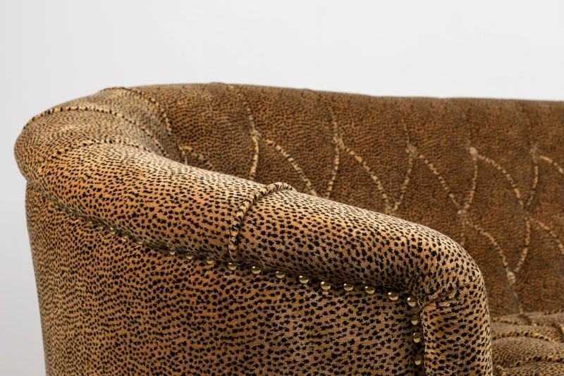 Bold Monkey Sofa Too Pretty To Sit On Panther – Bunt, Stoff, 91 × 170 × 78 cm