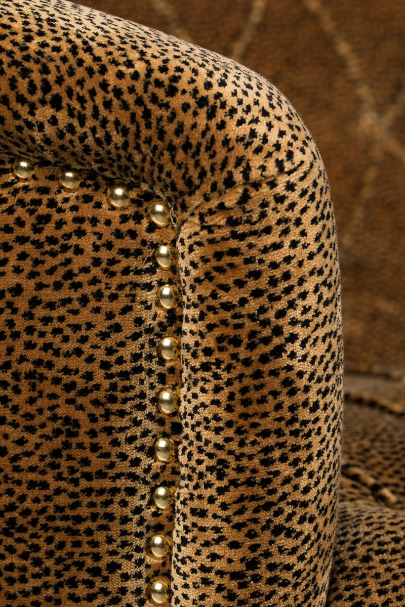 Bold Monkey Sofa Too Pretty To Sit On Panther – Bunt, Stoff, 91 × 170 × 78 cm