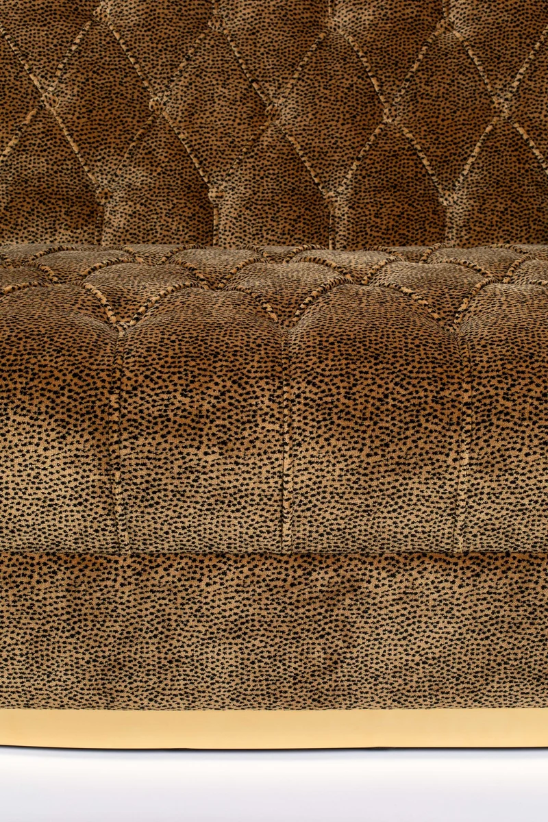 Bold Monkey Sofa Too Pretty To Sit On Panther – Bunt, Stoff, 91 × 170 × 78 cm