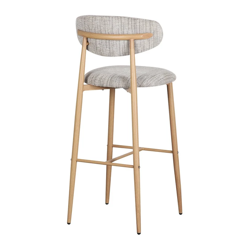 Pole to Pole Barstuhl Japandi – Dune, Höhe 109,5 cm, 2er-Set