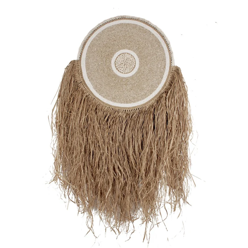 Pole to Pole Wanddekoration Kamerun – Beige/Braun, 4 × 70 × 130 cm