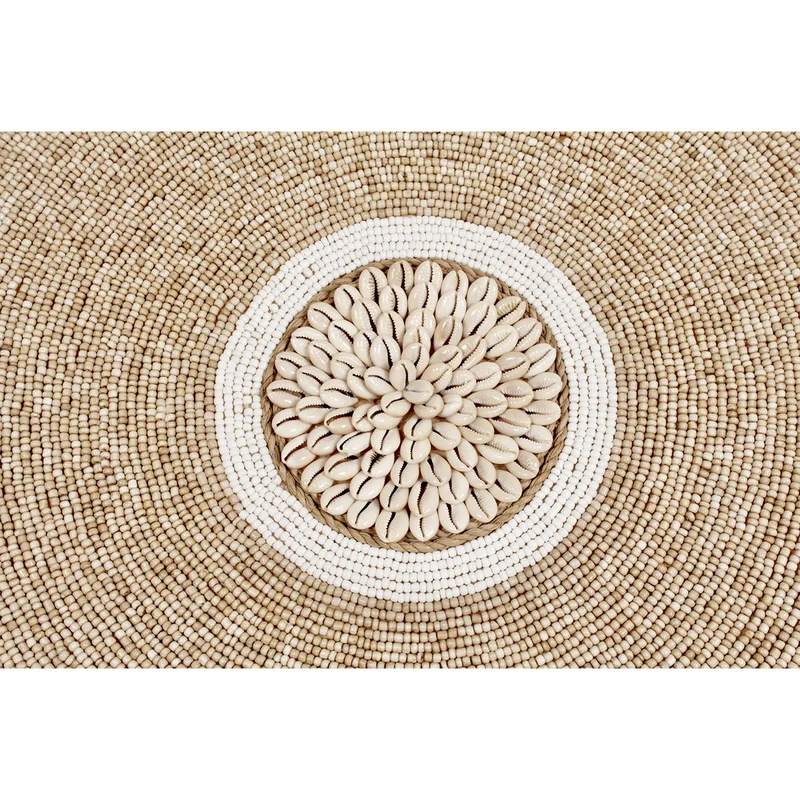 Pole to Pole Wanddekoration Kamerun – Beige/Braun, 4 × 70 × 130 cm