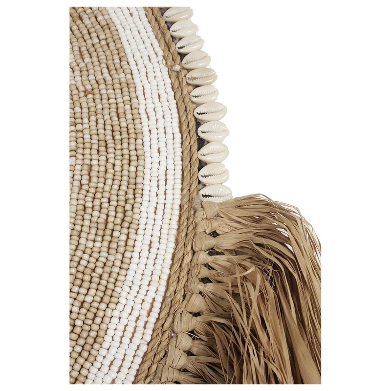 Pole to Pole Wanddekoration Kamerun – Beige/Braun, 4 × 70 × 130 cm