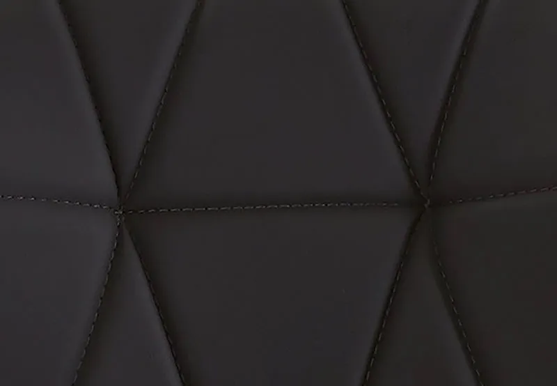 Esszimmerstuhl 2er Set IMKE / Kunstleder grau oder schwarz / Gestell Metall schwarz / Sitzschale 360° drehbar / Esszimmerstuhl / Diamanten-Steppung / B 52, H 90,5, T 62 cm
