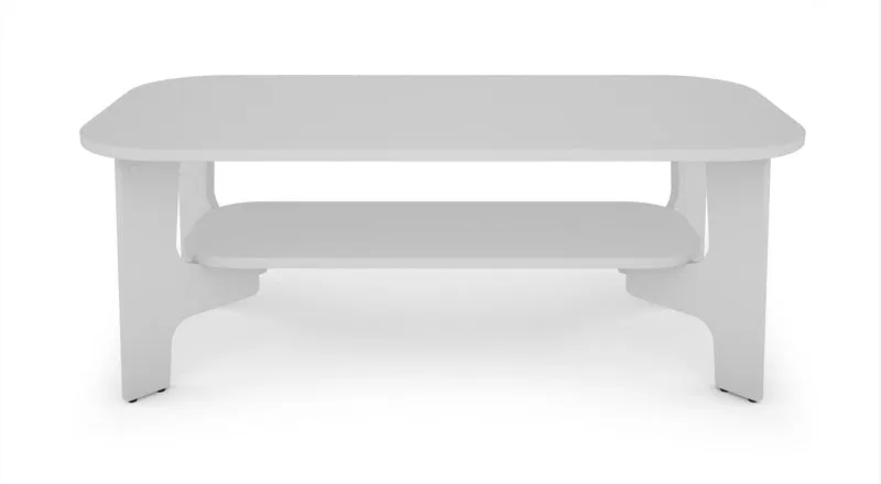 Couchtisch JONNY / Melamin Artisan Eiche (Eiche-Optik), Old Wood (Altholz-Optik) oder weiß, Melamin Anthrazit / B 110, H 42,5, T 55 cm / mit Ablageboden