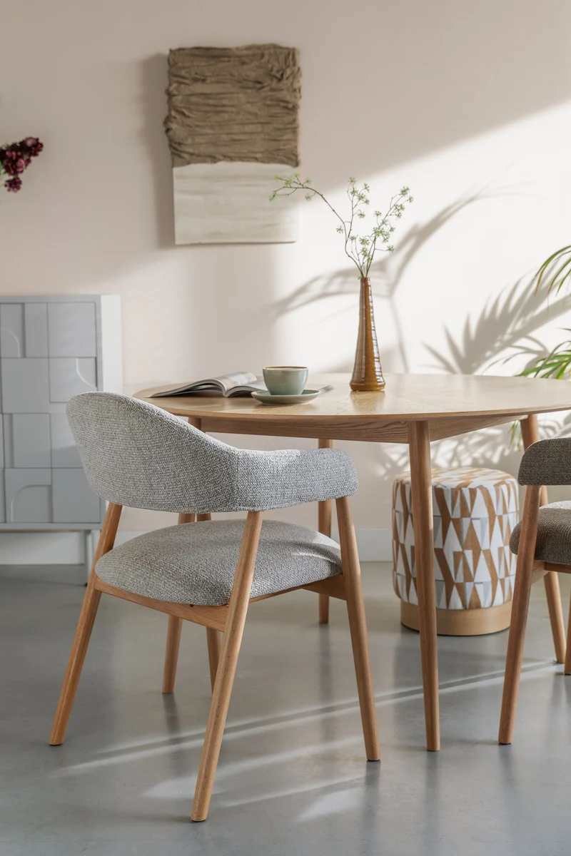 White Label Living Sessel Indy – Hellbraun, Polyester, 54 × 56 × 81 cm, 2er-Set