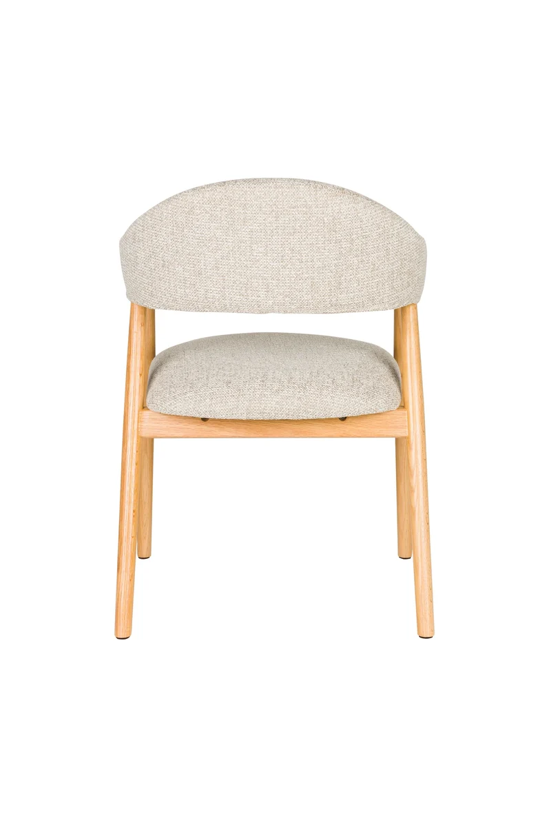 White Label Living Sessel Indy – Hellbraun, Polyester, 54 × 56 × 81 cm, 2er-Set