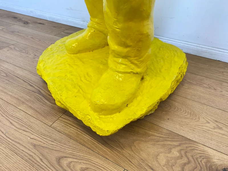 WMK Art # 1/2 Moderne Gipskunst in Lebensgröße - 2 ausdrucksstarke Skulpturen mit Charakter zwischen Pop und Nachdenklichkeit