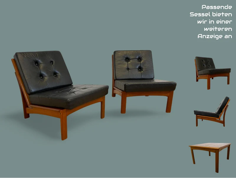 WMK # Stilvoller und gut erhaltener skandinavischer Designercouchtisch von Glostrup Møbelfabrik aus massivem Teakholz