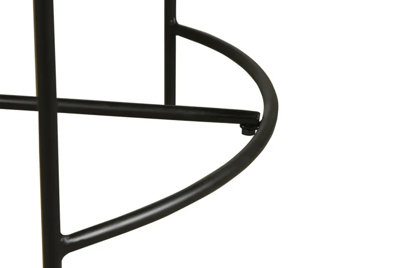 Couchtisch HANNA / Platte Mangoholz massiv / Gestell Metall schwarz / B 60, H 40, T 62 cm