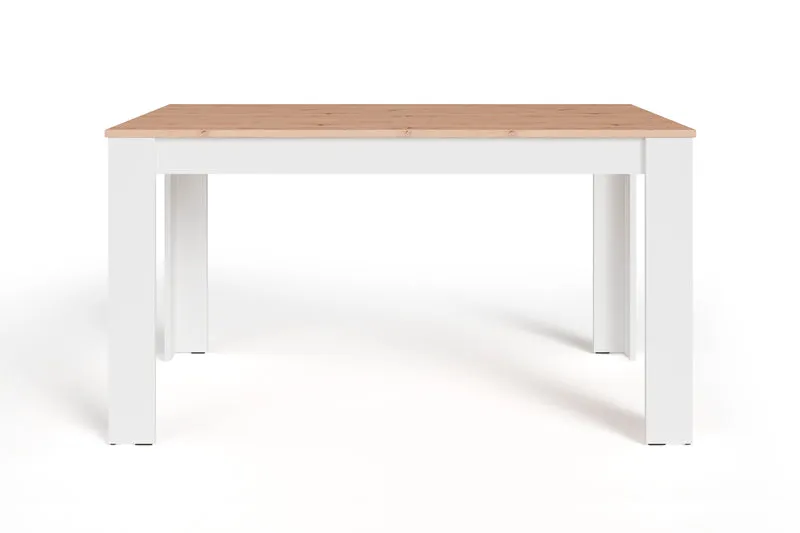 Esstisch NORI / Moderner Küchentisch in Eiche-Optik / Untergestell Melamin anthrazit oder weiß / Großer Tisch / Breite: 120, 140 oder 160 cm
