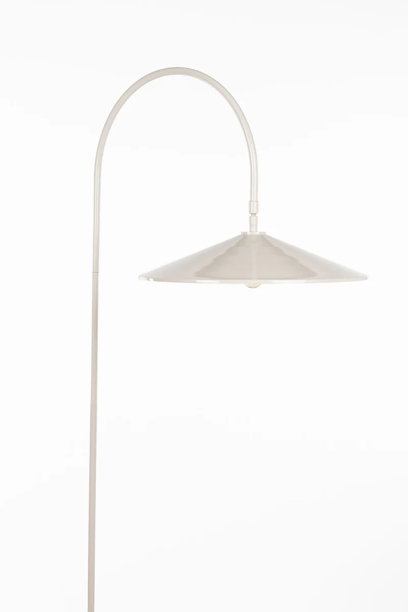 White Label Living Stehleuchte Enno – Travertin, 192 × 43 × 192 cm