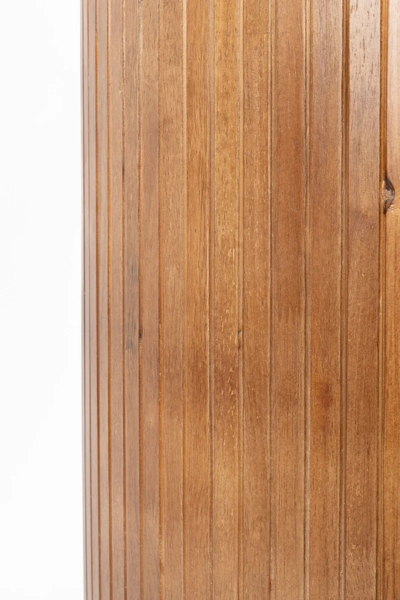 White Label Living Schrank Yaz – Gummibaumholz, 38 × 80 × 140 cm