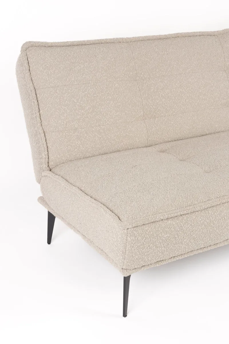 White Label Living Schlafsofa Cielke – Polyester, 90 × 184 × 84 cm