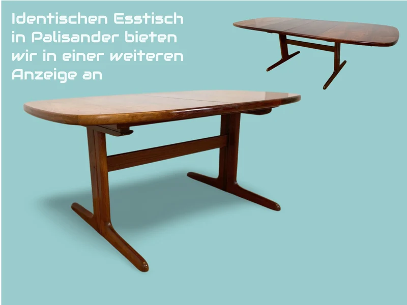 WMK Edler und hochwertiger skandinavischer Designer Esstisch von Skovby Møbelfabrik aus massiver Eiche , 2-fach ausziehbar