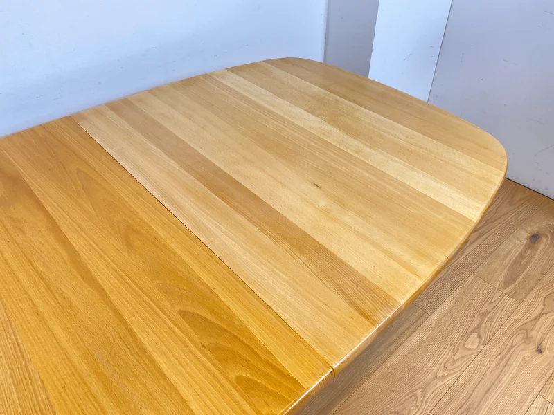 WMK Edler und hochwertiger skandinavischer Designer Esstisch von Skovby Møbelfabrik aus massiver Eiche , 2-fach ausziehbar