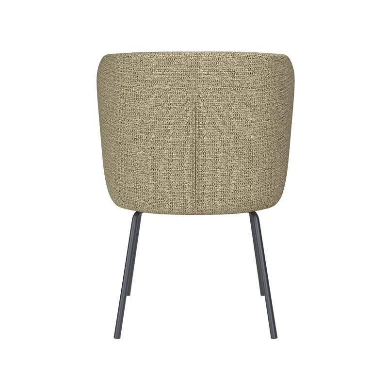 White Label Living Stuhl Stan Grün 4 Metallbeine – 57 × 53 × 82 cm