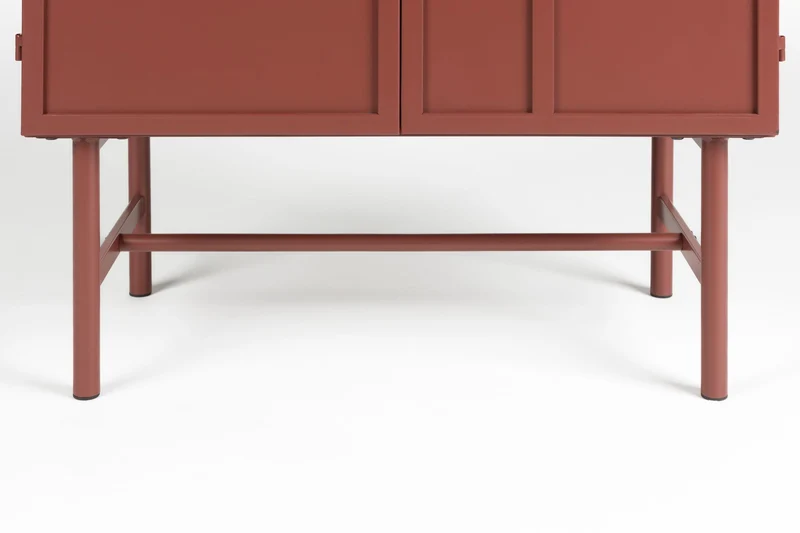 White Label Living Schrank Davis – Eisen, 35 × 70 × 105 cm