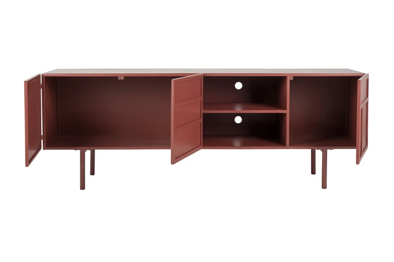 White Label Living Sideboard Davis – Eisen, 36 × 160 × 58 cm