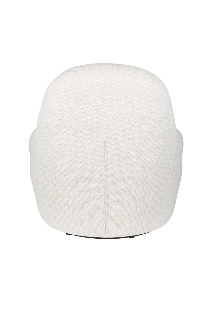 White Label Living Loungesessel Velvoro – Polyester, 84 × 80 × 82 cm