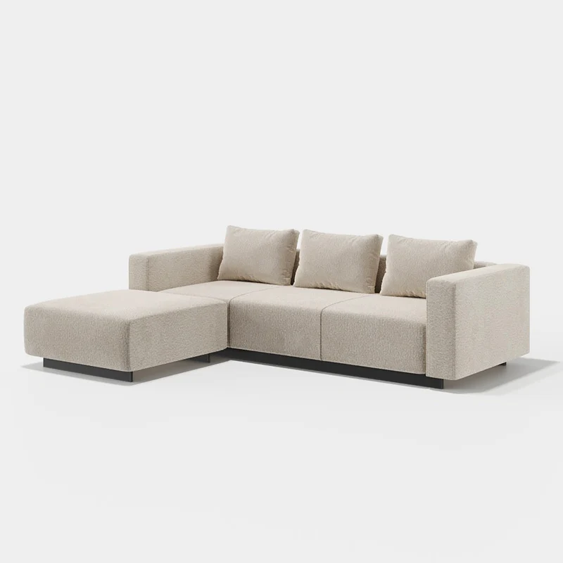 Evanyrouse Laggi 3-Sitzer Sofa mit Chaiselongue links