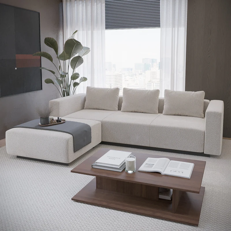 Evanyrouse Laggi 3-Sitzer Sofa mit Chaiselongue links