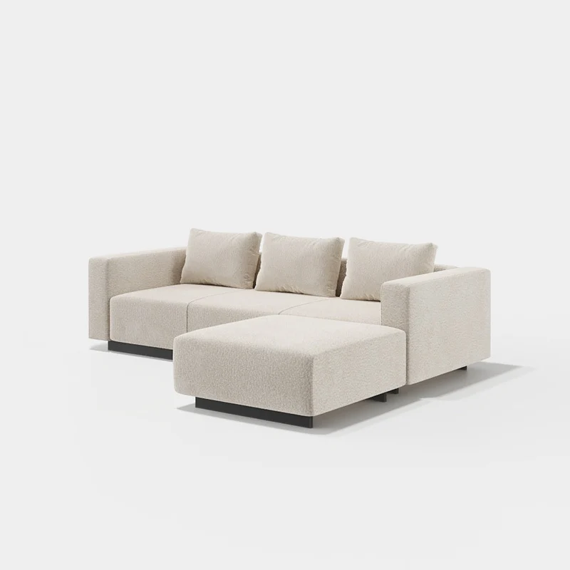Evanyrouse Laggi 3-Sitzer Sofa mit Chaiselongue rechts