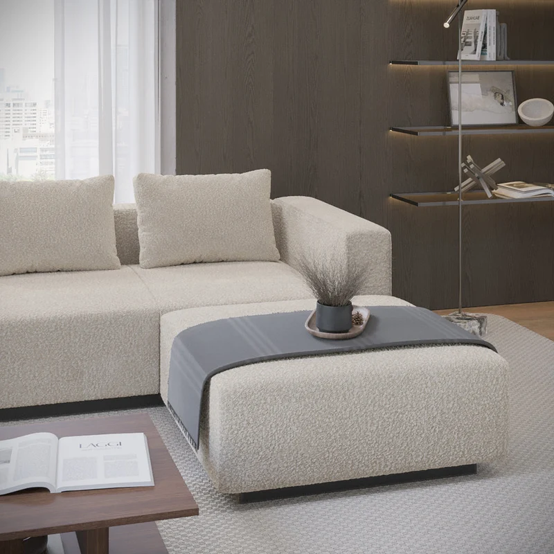 Evanyrouse Laggi 3-Sitzer Sofa mit Chaiselongue rechts