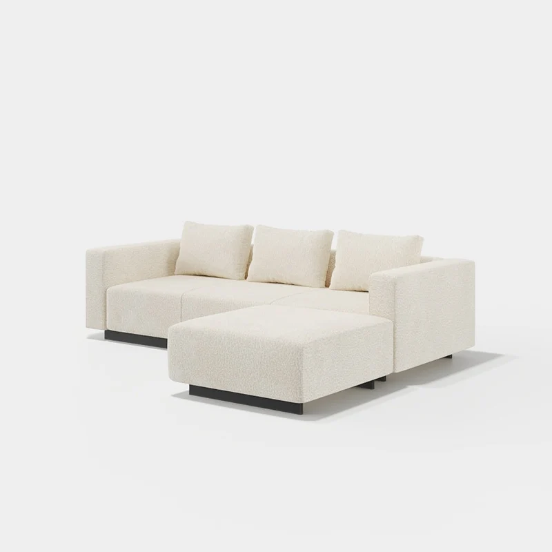 Evanyrouse Laggi 3-Sitzer Sofa mit Chaiselongue rechts