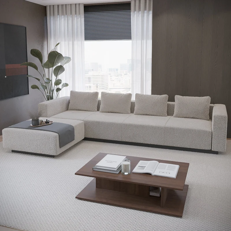 Evanyrouse Laggi 4-Sitzer Sofa mit Chaiselongue links