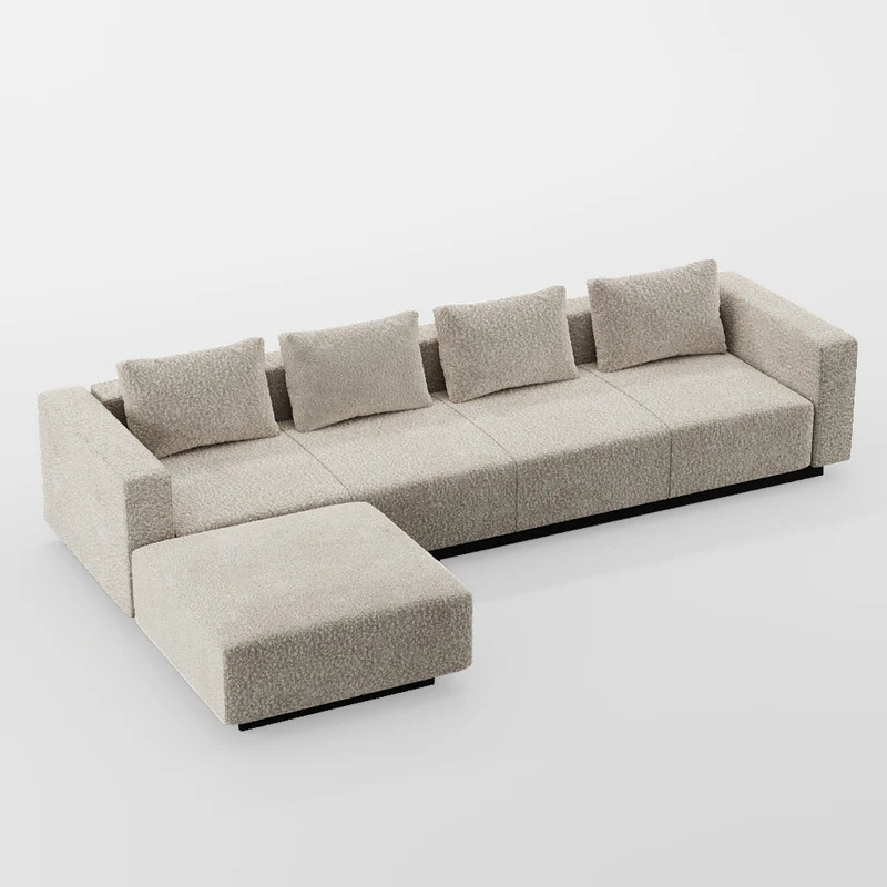 Evanyrouse Laggi 4-Sitzer Sofa mit Chaiselongue links