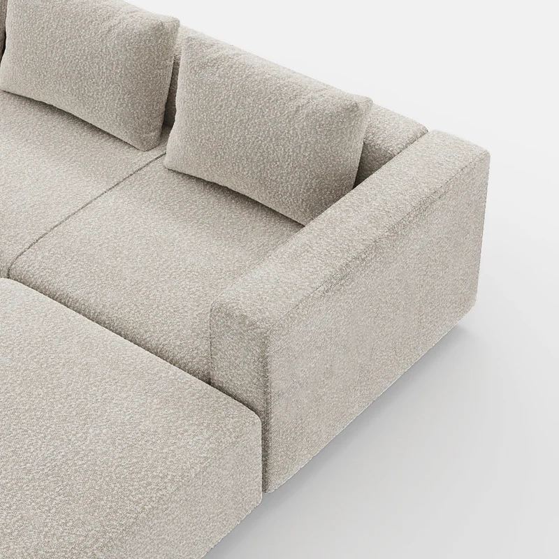Evanyrouse Laggi 4-Sitzer Sofa mit Chaiselongue rechts