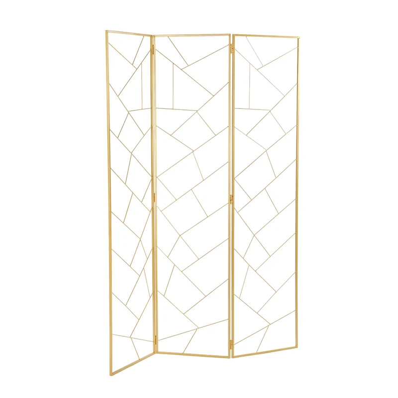 RAUMTEILER "MOSAIC" | Metall, gold, 170x120cm | Paravent