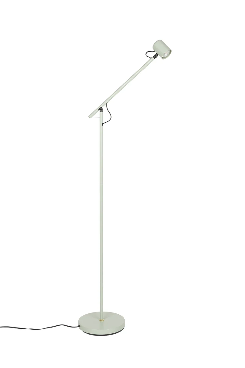 White Label Living Stehleuchte Aero – Grün, Eisen, 57,5 × 25 × 120 cm