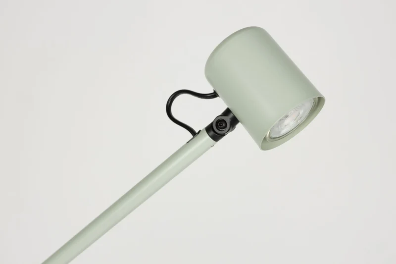 White Label Living Stehleuchte Aero – Grün, Eisen, 57,5 × 25 × 120 cm