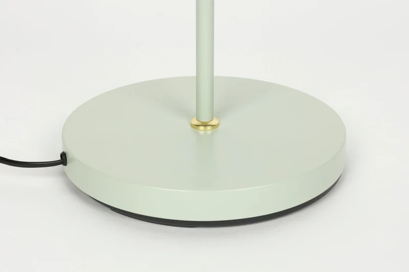 White Label Living Stehleuchte Aero – Grün, Eisen, 57,5 × 25 × 120 cm