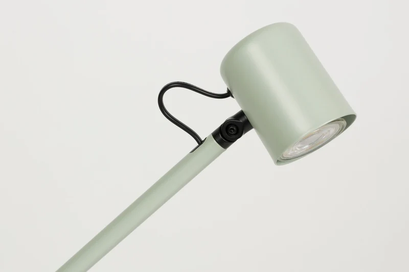 White Label Living Tischleuchte Aero – Grün, Eisen, 55 × 20 × 45,5 cm