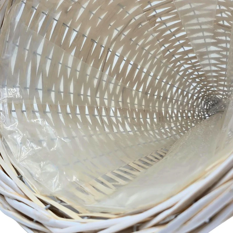 ÜBERTOPF "NOSTALGIA" | 53 cm, Metall, Weide | Pflanzständer, Dekovase