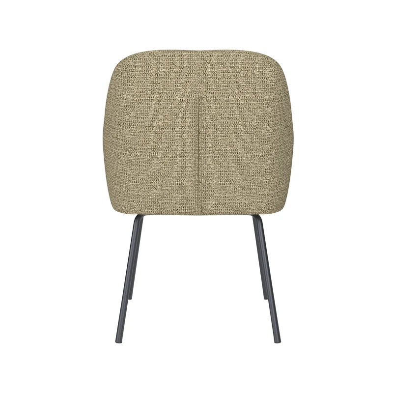 White Label Living Stuhl Otis Grün 4 Metallbeine – 62 × 59 × 84 cm