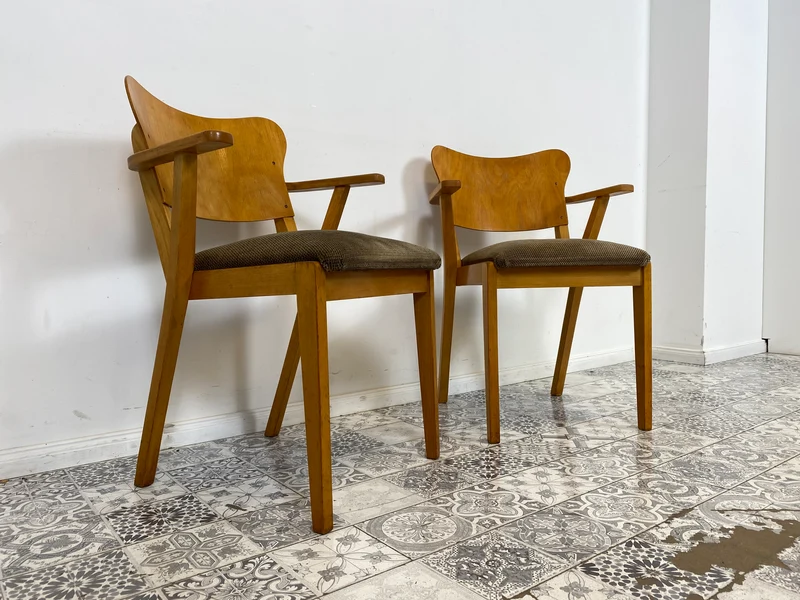 WMK 1/2 Sehr rarer & gut erhaltener Designerstuhl von Selman Selmanagić , Herbert Hirche & Liv Falkenberg für VEB Hellerau