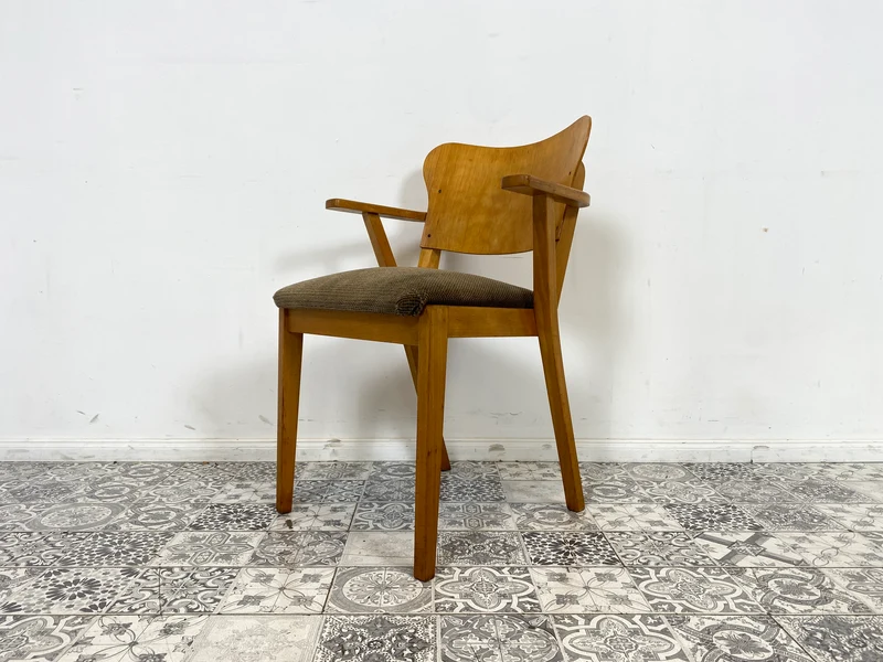 WMK 1/2 Sehr rarer & gut erhaltener Designerstuhl von Selman Selmanagić , Herbert Hirche & Liv Falkenberg für VEB Hellerau