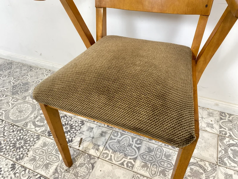 WMK 1/2 Sehr rarer & gut erhaltener Designerstuhl von Selman Selmanagić , Herbert Hirche & Liv Falkenberg für VEB Hellerau